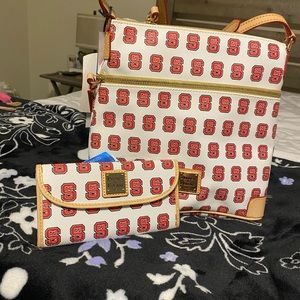 Dooney and Bourke hipster with matching wallet